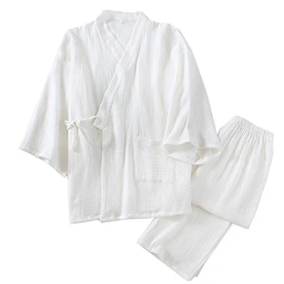 Image of un brand Men&#039;s Japanese Kimono Loose Casual Home Pajamas Nightwear Size XL O62