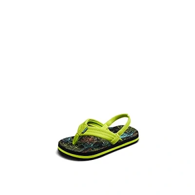 Image of Reef Little Ahi Sandal, Neon Palm, 8 UK