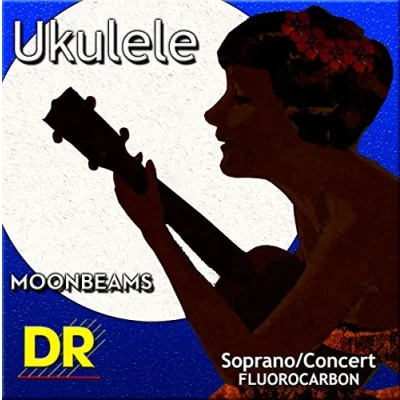 Image of DR Strings Ukulele Soprano/Concert Clear Fluorocarbon