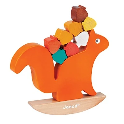 Image of Janod Nutty Balance Game Wooden Early Learning Toy Educational Fine Motor Skills 18 Months J08126
