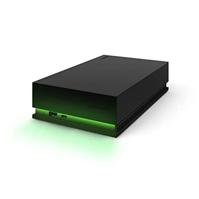 Image of Seagate Game Drive Hub, 8TB, External Hard Desktop, USB 3.2 Gen 1, Dual C and A ports, Xbox Certified, with RGB LED lighting, 2 year Rescue Services (STKW8000402)