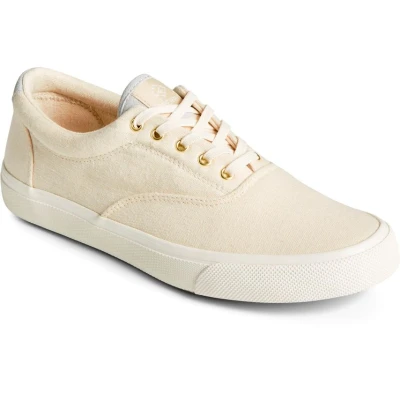 Image of Sperry Mens SeaCycled Striper II CVO Lace Summer Natural material_cotton Size UK 11