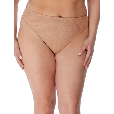 Image of Elomi Women&#039;s Charley Mid Rise Brazilian Brief, Fawn, Large