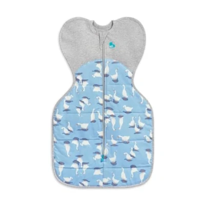 Image of Love To Dream Swaddle UP, Baby Sleeping Bag, Self Soothing Swaddles for Newborns, Get Longer Sleep, Snug Fit Helps Calm Startle Reflex, New Born Essentials Baby, Warm 16 20C, 3.5 6kg, Blue