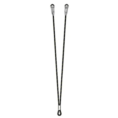 Image of Petzl, Jane Y For Fall Arrest Lanyard, Double Lanyard To Dial A Black, 60 Cm, Unisex Adult