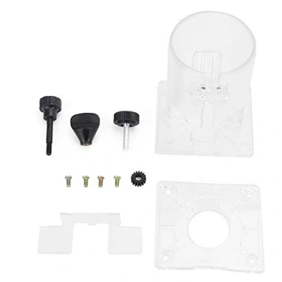 Image of Woodworking Trimmer Router Transparent Plastic Base Power Tool Protective Accessory Hard (Thickened)