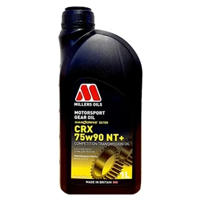 Image of Millers Oils CRX 75w 90 75w90 NT+ Fully Synthetic Nanodrive Competition Transmission Oil (7966JMP) 1 Litre 1L