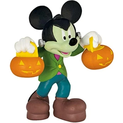 Image of Bullyland 15291 Walt Disney Mickey Halloween, approx. 7 cm tall, lovingly hand painted figure, PVC free, great gift for boys and girls imaginative play