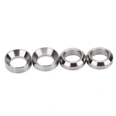 Image of VGEBY 4pcs Disc Brake Spacer, Screw Washer Titanium M6 Concave Convex Balancer for MTB Bike