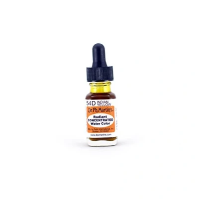 Image of Dr. Ph. Martin&#039;s Radiant Concentrated Water Color, 0.5 oz, Indian Yellow (54D)
