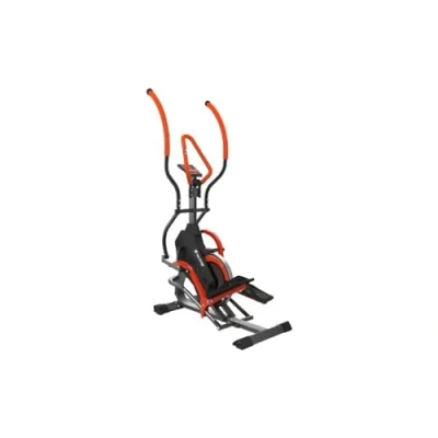 Image of New Image FITT Strider Upright Elliptical Cross Trainer 8 Levels of Magnetic Resistance Adjustable Incline LCD Display Monitors Speed, Distance, Time, Pulse &amp; Calories Phone Tablet Holder