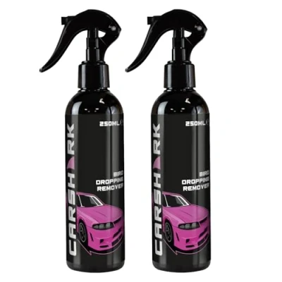 Image of CARSHARK Bird Dropping Remover 2 x 250ml, Fast Acting Formula