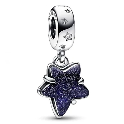 Image of Pandora Icy Snowflake Drop Charm