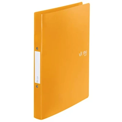 Image of VON Leitz 42470015 Ring Binder A4 with 2 Rings Polypropylene Folder 30 mm Spine Width for 190 Sheets Mechanism School, Study and Household Pack of 5 Yellow
