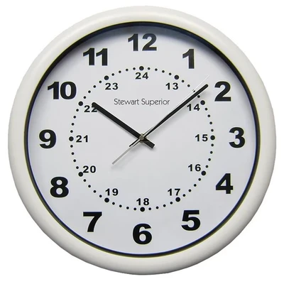 Image of Dynamic Wall Clock, White, 40 cm