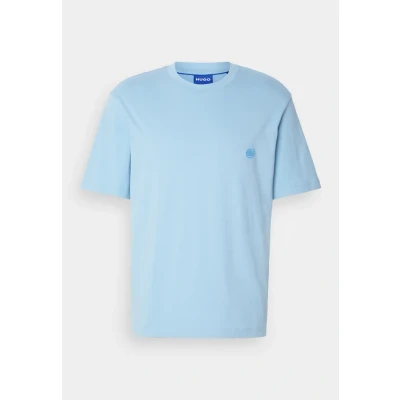 Image of HUGO Niley Basic Tshirt, Men&#039;s, Size: Small, Light pastel blue