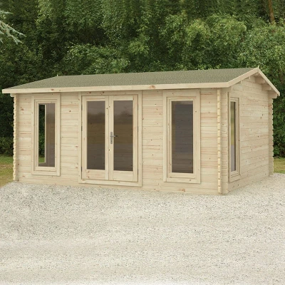 Image of Forest Rushock 5m x 4m Log Cabin (45mm)