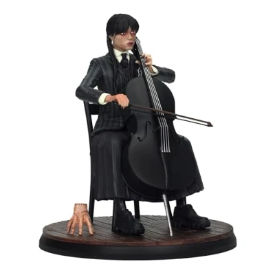 Image of SD TOYS Wednesday Figurine with Cello 20 cm