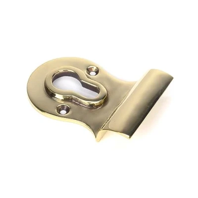 Image of From the Anvil Euro Cylinder Door Pull Aged Brass