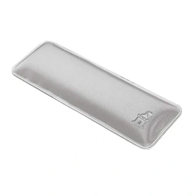 Image of Bailey 60% by Castle Compact Wrist Rest for Keyboards with Around 61 Keys Leather Ergonomic Computer Extra Firm Keyboard Support Typists, Gaming, Heavy Office Use (Stone, Size)