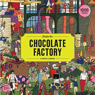 Image of Laurence King Publishing Inside the Chocolate Factory Willy Wonka A Movie Jigsaw Puzzle, 1000