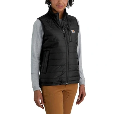 Image of Carhartt Men&#039;s Rain Defender Relaxed Fit Lightweight Insulated Vest, Black, XXL