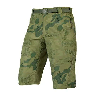 Image of Hummvee Cycling Shorts with Liner Detachable Urban and Trail Padded Comfort Cargo Storage Clickfast