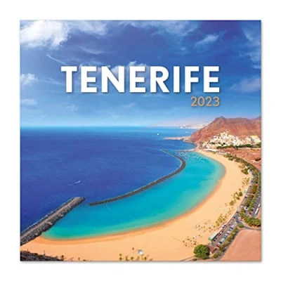 Image of Grupo Erik Tenerife Wall Calendar 2023 12&#039; x FSC 12 Month Planner Square Family Travel + 4 Bonus Months