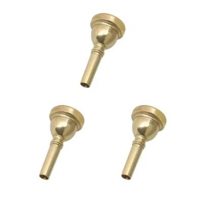 Image of 3 set High grade 12C Trombone Mouthpiece Gold plated for Accessories