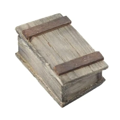 Image of Melody Jane Dolls House Rustic Tool Box Western Garden Shed Work Stable Accessory