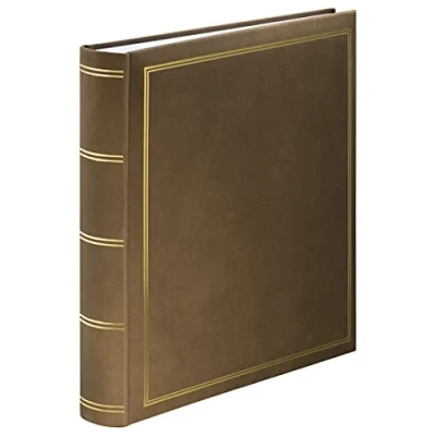 Image of Hama &quot;London&quot; Super Jumbo Album, 34x35 cm, 80 White Pages, brown