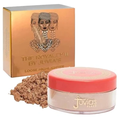 Image of Juvia&#039;s Place Loose Highlighter Nubian Royalty 2 Illuminating Highlighter, Powder Makeup, Shimmer that gives Radiant Glow Suitable for all Skin Tone