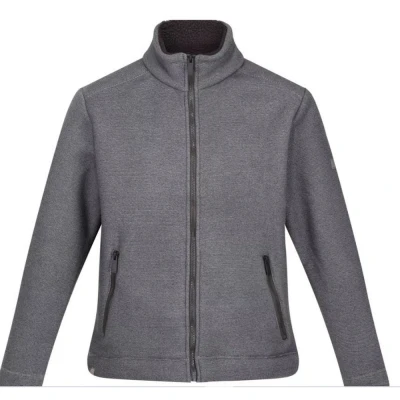 Image of Regatta Mens Garrian II Full Zip Fleece Jacket (Ash) Grey Size Large