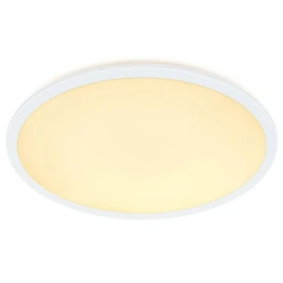 Image of Nordlux Oja 60 3 Step Dimming Indoor Ceiling/Flush Mount White Plastic, Intergrated LED Mains Powered Bedroom, Living Room, Kitchen, Office, Bedside or Study. IP20, Class 1 (Insulated)