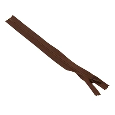 Image of LEDUC Zip, Brown, 22cm