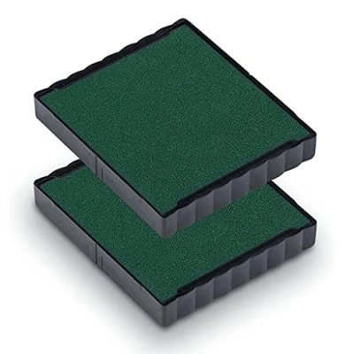 Image of Trodat Replacement Ink Pads 6/4924 Pack of 2 Green For The Printy 4924, 4940, 4724 and 4740