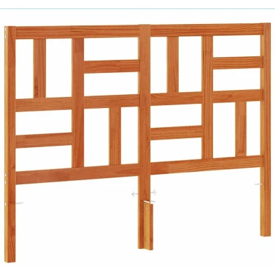 Image of vidaXL Headboard Wax Brown 160 cm Solid Wood Pine