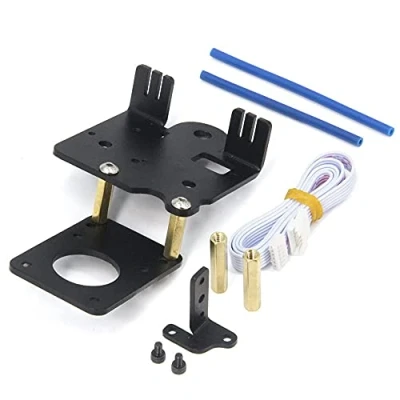 Image of Zeberoxyz Upgrade Direct Drive Extruder Support Plate Compatible with Dual and Single Gear,Easy Print Flexible Filament for Ender 3 V2 3series CR 10series 3D Printer(Upgrade Plate)