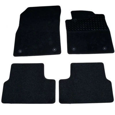 Image of Sakura WW0220 Carpet Floor Mat, Black Trim