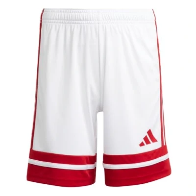 Image of adidas Unisex Kids SQUADRA25 Short Kids, White/Team Power red 2, 13 14 Years