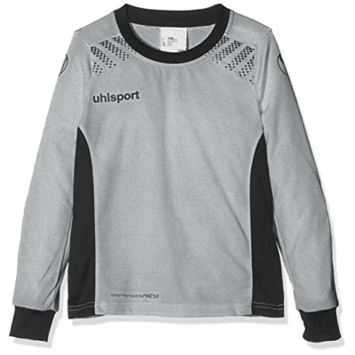 Image of Uhlsport UHLSH Kids Goal Goalkeeper Shirt Jersey Dark Grey Melange/Black, 116