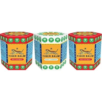 Image of 2 X White Tiger Balm + 1 Red (21g 3pcs)