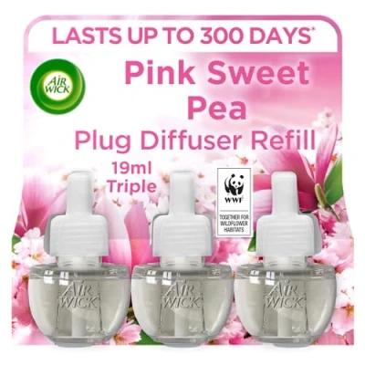Image of Air Wick Liquid Electrical Triple Refill Pink Sweet Pea 3 x 19ml