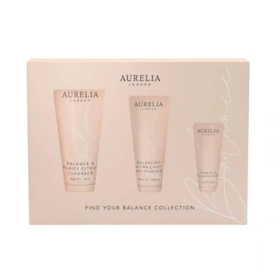 Image of AURELIA LONDON FIND YOUR BALANCE COLLECTION 3PC SET (30ML CLEANS, 20ML MOIST, 7ML BLEM CRM)