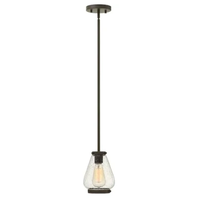 Image of Hinkley Finley Mini Dome Pendant Light 1x E27 Oil Rubbed Bronze