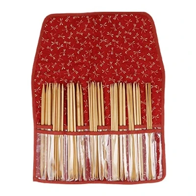 Image of Seeknit Koshitsu Red (20cm) Double Pointed Needle Set 1 Piece