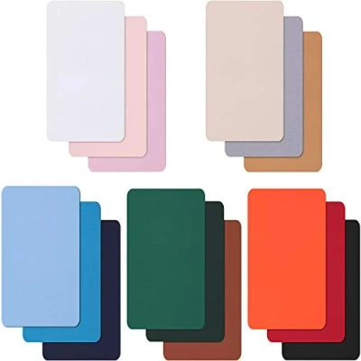 Image of WILLBOND 15 Pieces Nylon Repair Patches Self adhesive Patch Waterproof Lightweight for Clothing Down Jacket Holes Tearing (20 x 10 cm)