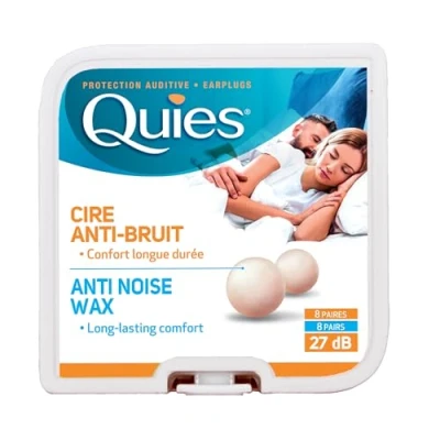 Image of 5 x Quies Wax Ear Plugs 8 Pairs Five packs Super Deal by