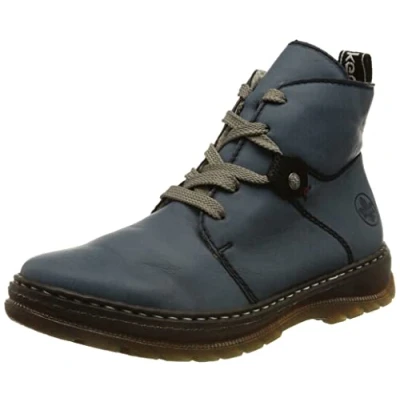 Image of Rieker Women&#039;s Z2013 Fashion Boot, Blue, 10 UK