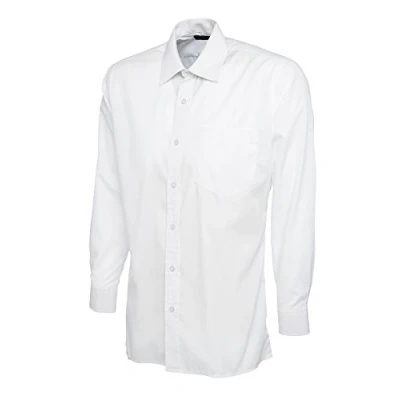 Image of Mens Poplin Full Sleeve Shirt White 19